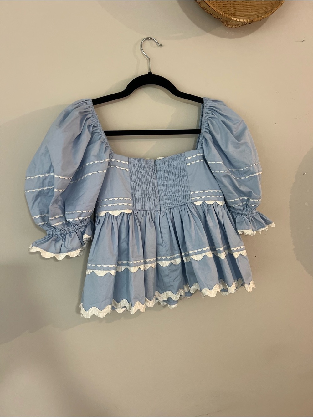 NWT Sofie the label cropped babydoll top size small - Picture 7 of 10